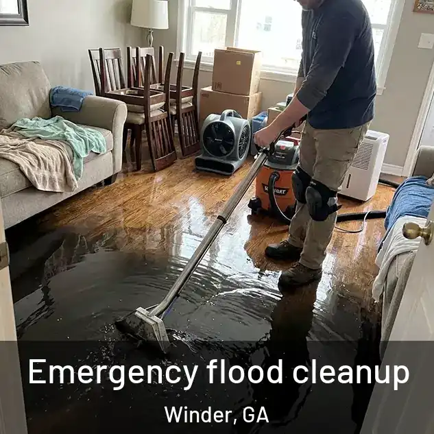  Emergency flood cleanup Winder, GA