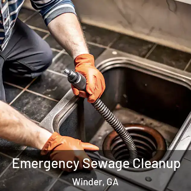  Emergency Sewage Cleanup Winder, GA