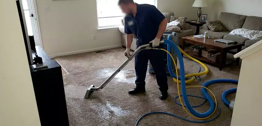 Flooded Basement Carpet Cleanup Winder