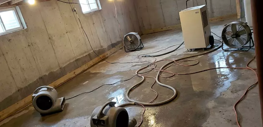 Large-Scale Water Damage Cleanup in Winder