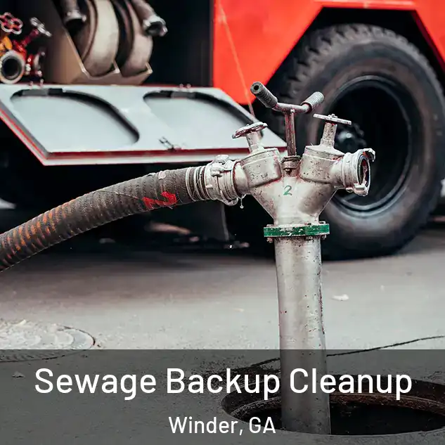  Sewage Backup Cleanup Winder, GA