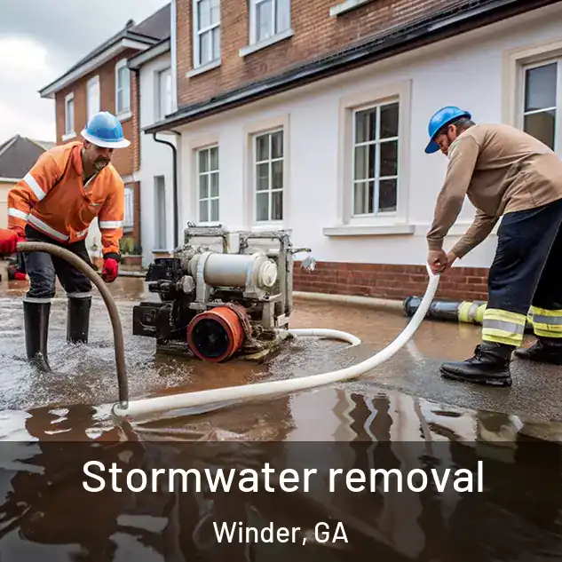  Stormwater removal Winder, GA