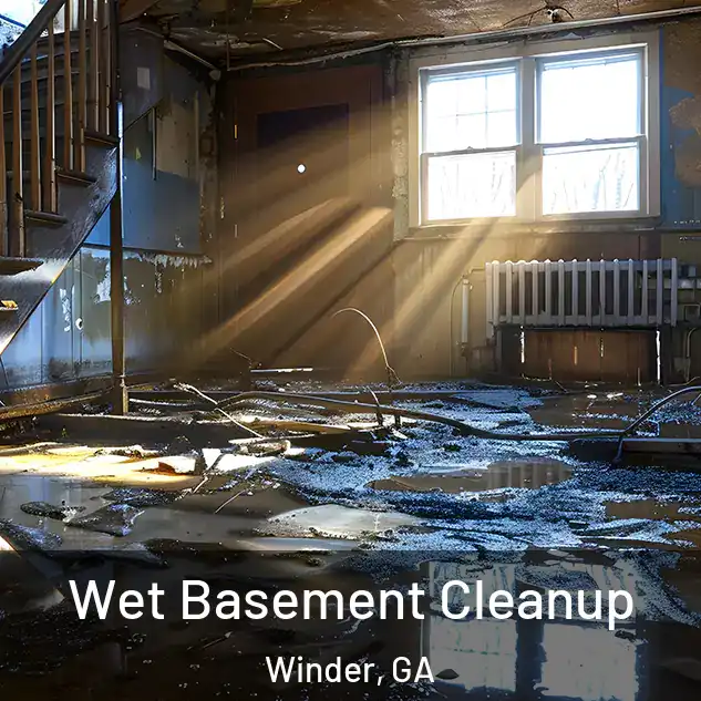  Wet Basement Cleanup Winder, GA